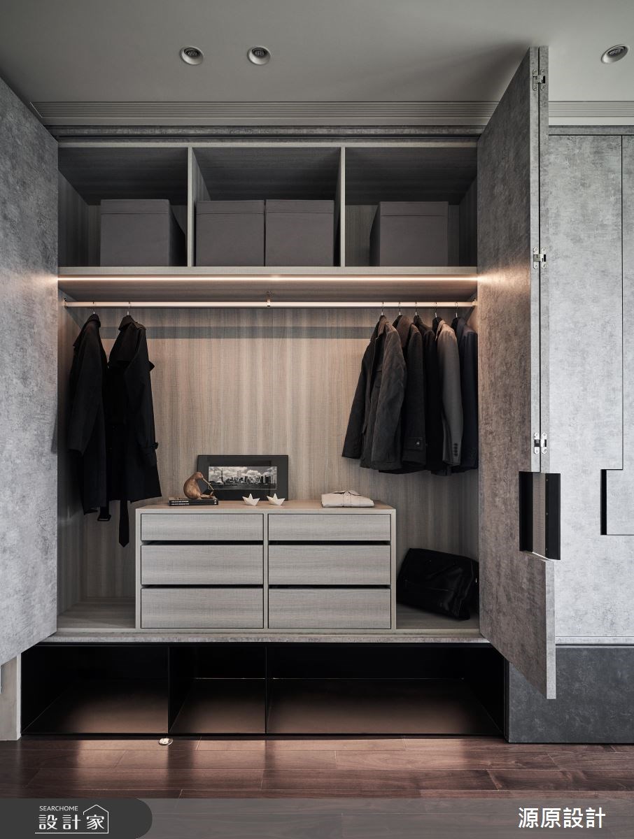42坪新成屋(5年以下)＿現代風更衣間案例圖片＿源原設計 Peny Hsieh Interiors＿源原_16之23