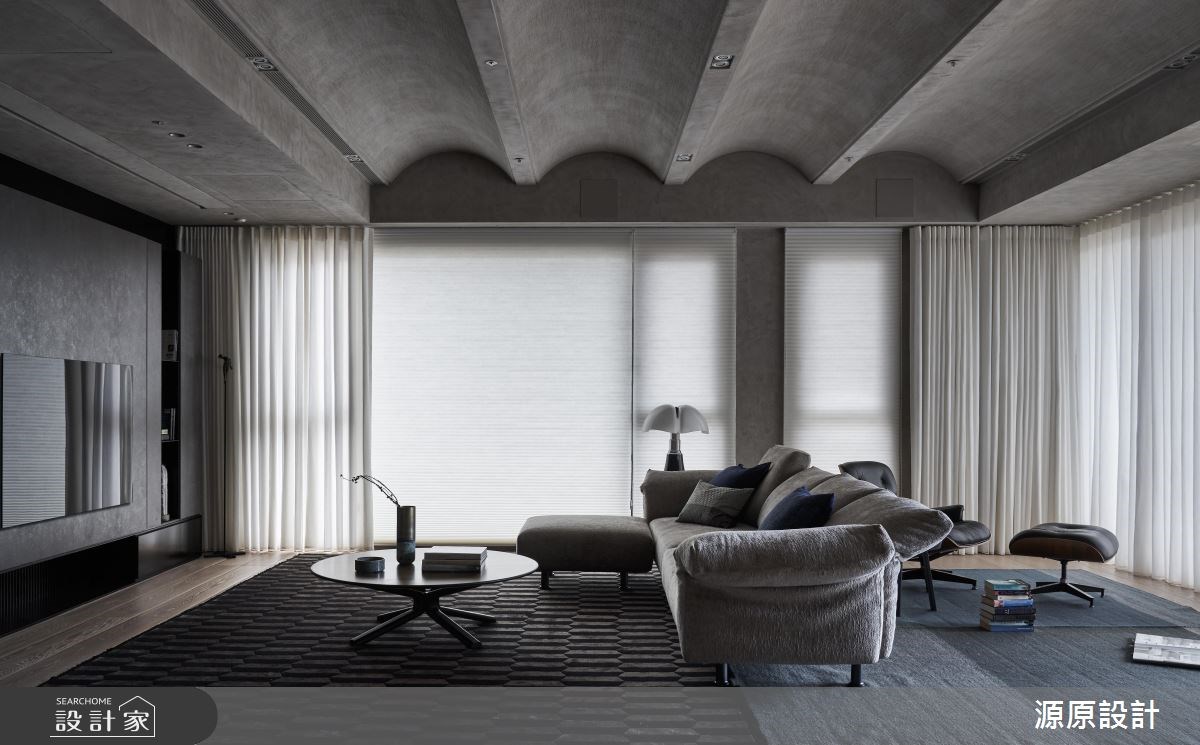 93坪新成屋(5年以下)＿現代風客廳案例圖片＿源原設計 Peny Hsieh Interiors＿源原_19之5
