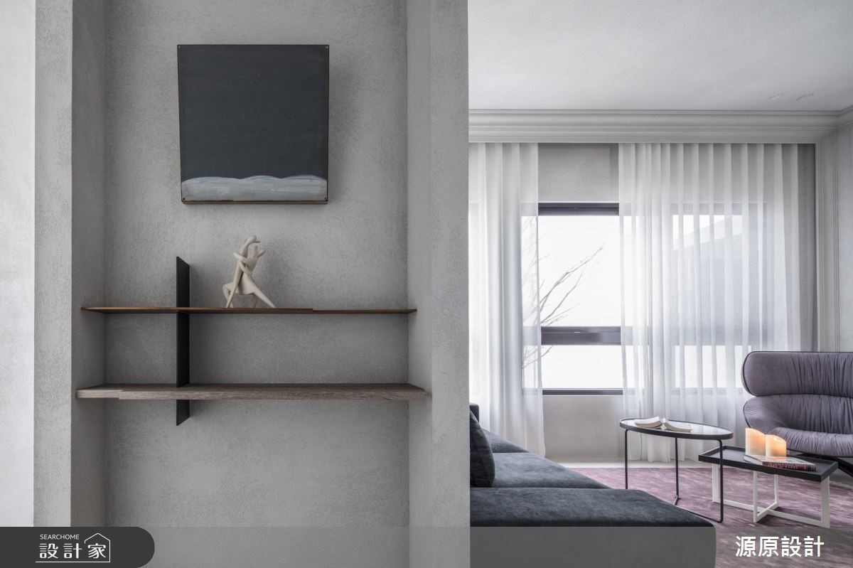 19坪預售屋＿現代風客廳走廊案例圖片＿源原設計 Peny Hsieh Interiors＿源原_22之1