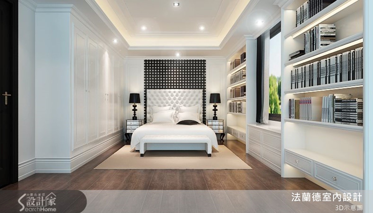 110坪新成屋(5年以下)＿新古典臥室案例圖片＿法蘭德室內設計＿法蘭德_05之5