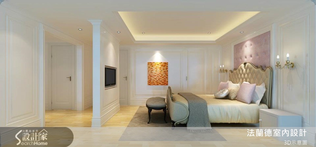 110坪新成屋(5年以下)＿新古典臥室案例圖片＿法蘭德室內設計＿法蘭德_05之6