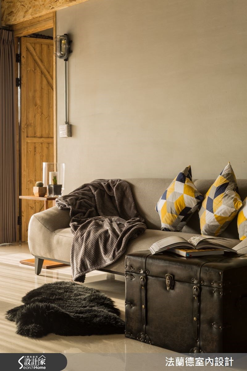 40坪新成屋(5年以下)＿工業風客廳案例圖片＿法蘭德室內設計＿法蘭德_13之4