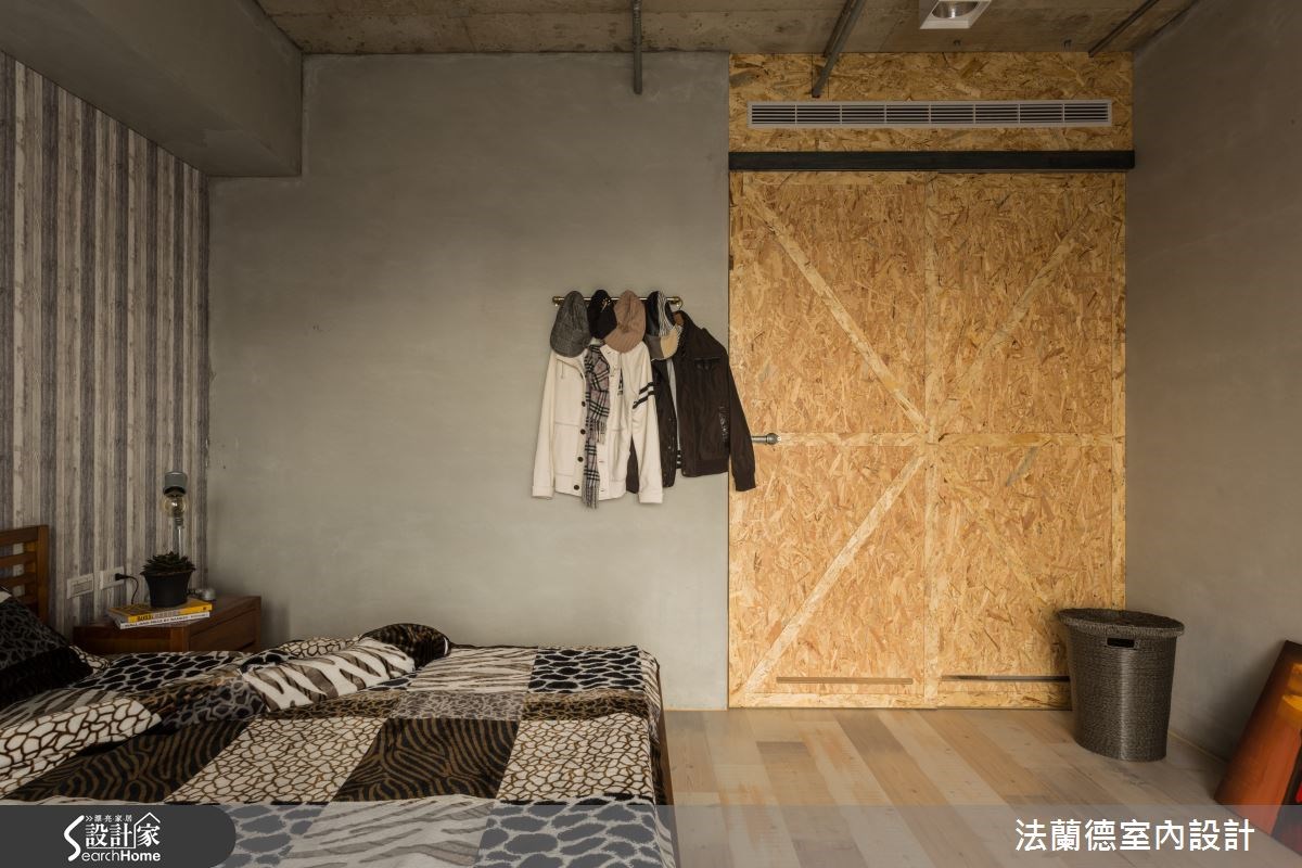 40坪新成屋(5年以下)＿工業風臥室案例圖片＿法蘭德室內設計＿法蘭德_13之7