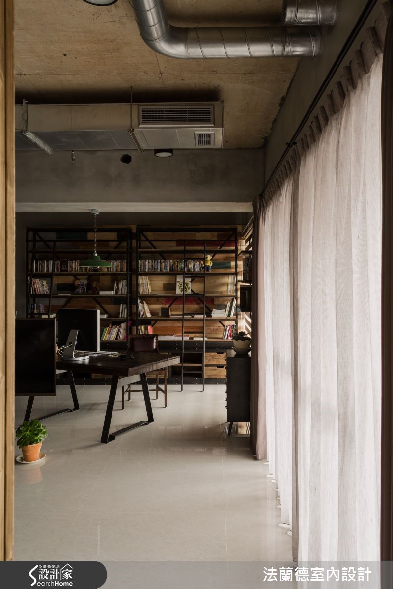 40坪新成屋(5年以下)＿工業風客廳案例圖片＿法蘭德室內設計＿法蘭德_13之9