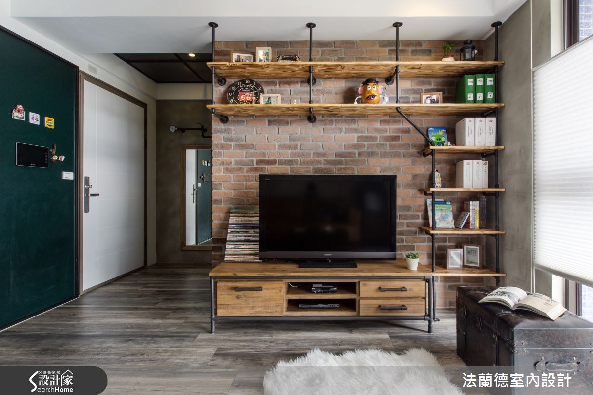30坪新成屋(5年以下)＿工業風客廳案例圖片＿法蘭德室內設計＿法蘭德_18之6