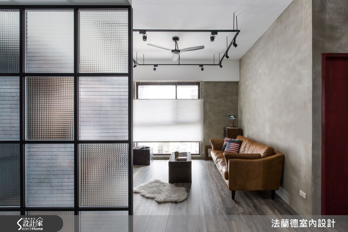 30坪新成屋(5年以下)＿工業風客廳案例圖片＿法蘭德室內設計＿法蘭德_18之8
