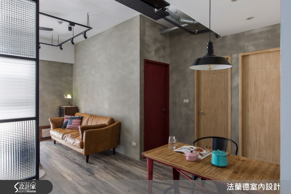 30坪新成屋(5年以下)＿工業風客廳餐廳案例圖片＿法蘭德室內設計＿法蘭德_18之9