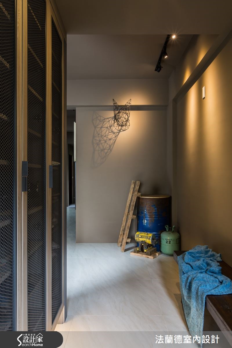 110坪新成屋(5年以下)＿工業風玄關案例圖片＿法蘭德室內設計＿法蘭德_20之5