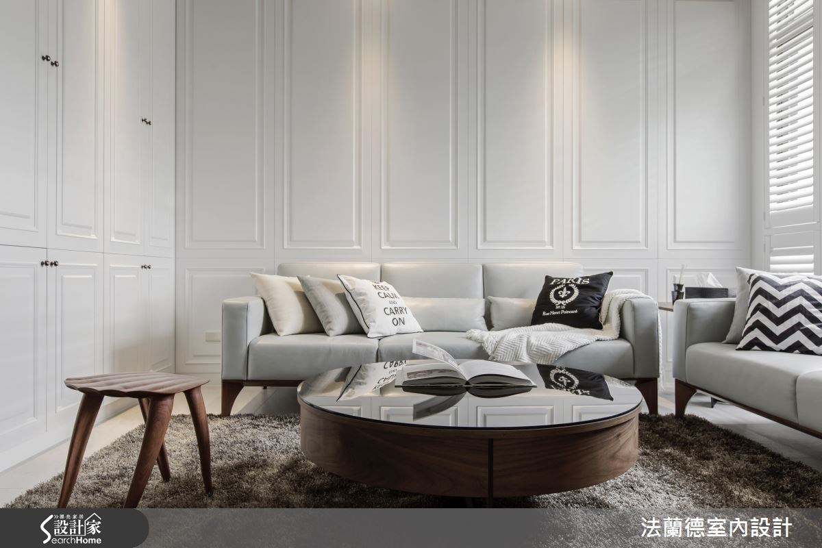 60坪新成屋(5年以下)＿混搭風客廳案例圖片＿法蘭德室內設計＿法蘭德_23之1