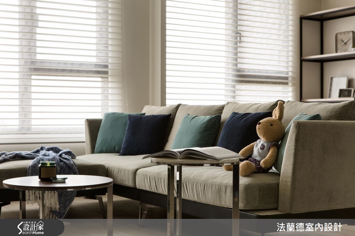 25坪新成屋(5年以下)＿混搭風客廳案例圖片＿法蘭德室內設計＿法蘭德_24之5