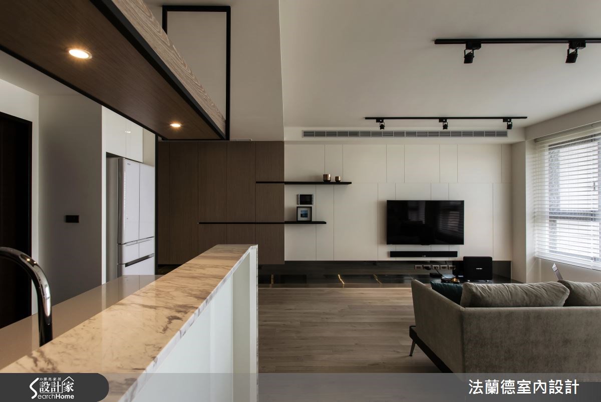 25坪新成屋(5年以下)＿混搭風客廳案例圖片＿法蘭德室內設計＿法蘭德_24之8