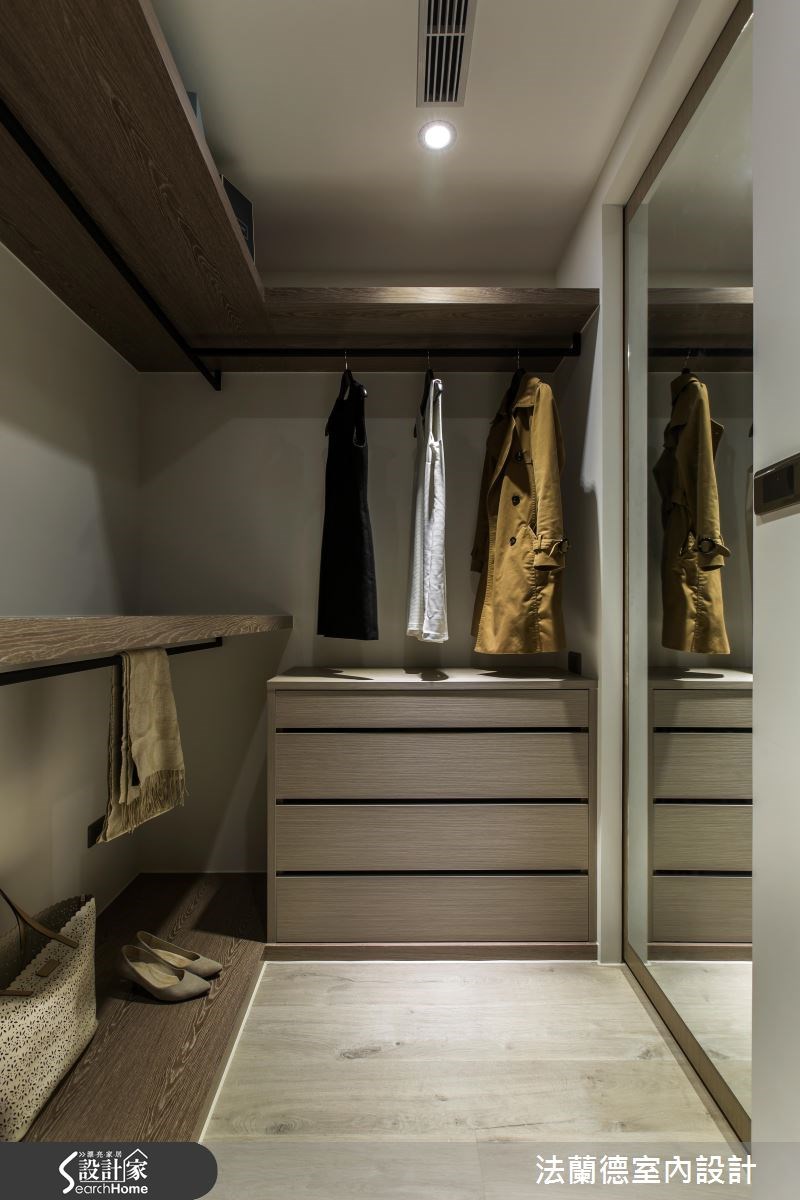 25坪新成屋(5年以下)＿混搭風更衣間案例圖片＿法蘭德室內設計＿法蘭德_24之17