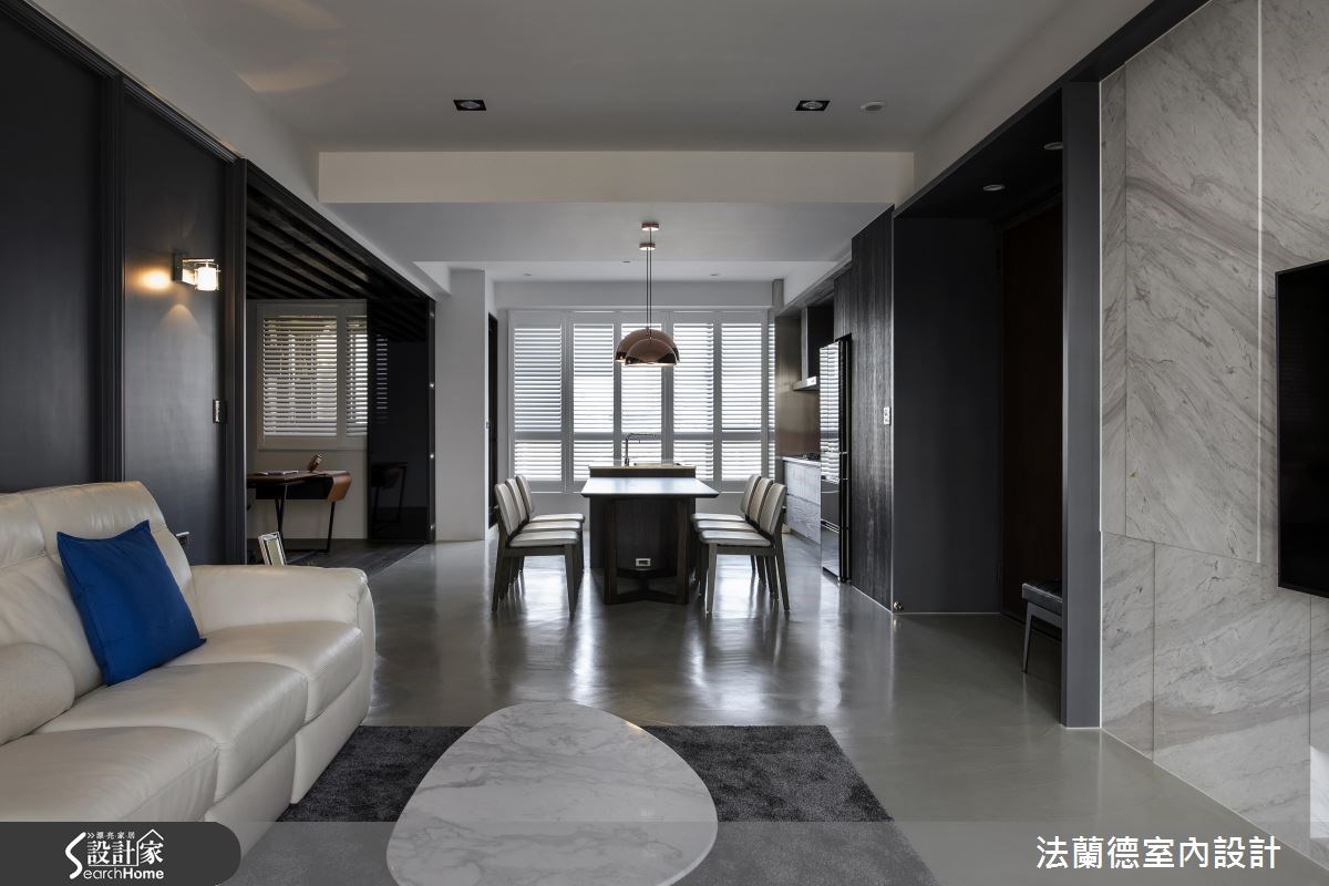 31坪新成屋(5年以下)＿現代風客廳餐廳案例圖片＿法蘭德室內設計＿法蘭德_26之4