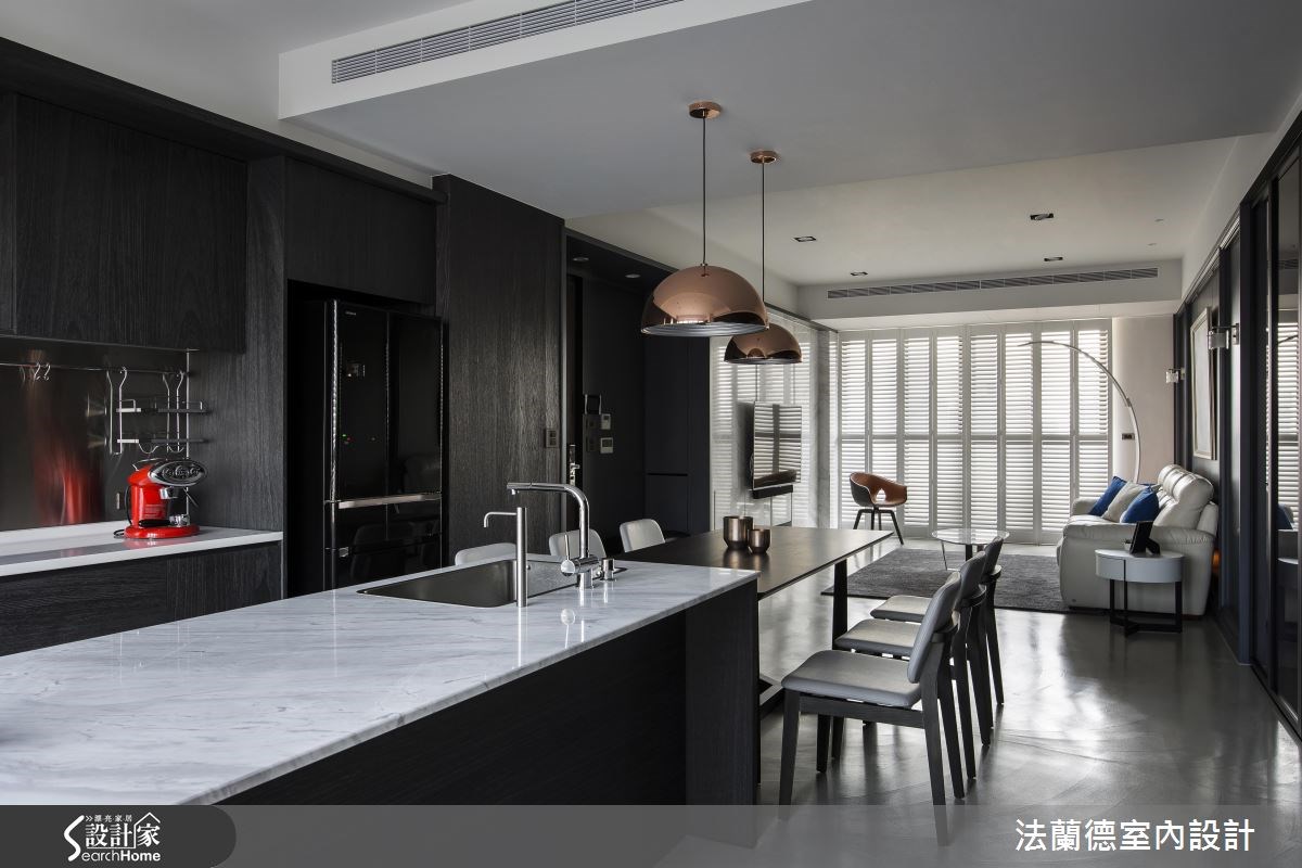 31坪新成屋(5年以下)＿現代風廚房吧檯案例圖片＿法蘭德室內設計＿法蘭德_26之7