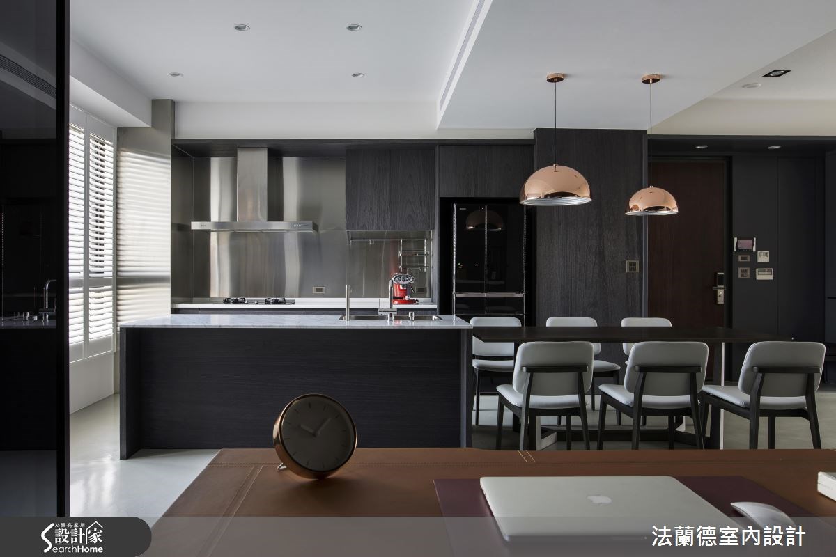 31坪新成屋(5年以下)＿現代風餐廳廚房吧檯工作區案例圖片＿法蘭德室內設計＿法蘭德_26之9