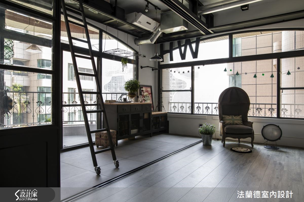 42坪老屋(16~30年)＿工業風客廳案例圖片＿法蘭德室內設計＿法蘭德_27之2