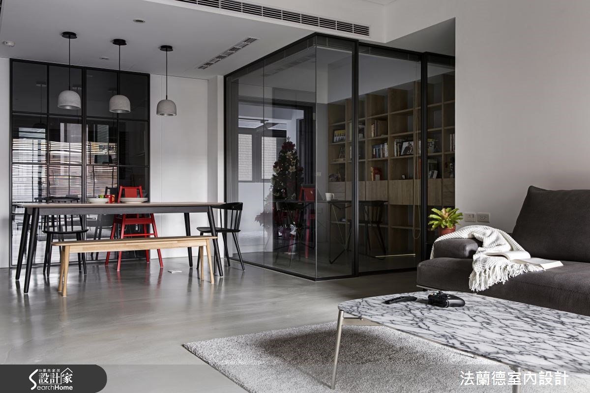 35坪新成屋(5年以下)＿簡約風客廳餐廳案例圖片＿法蘭德室內設計＿法蘭德_28之4