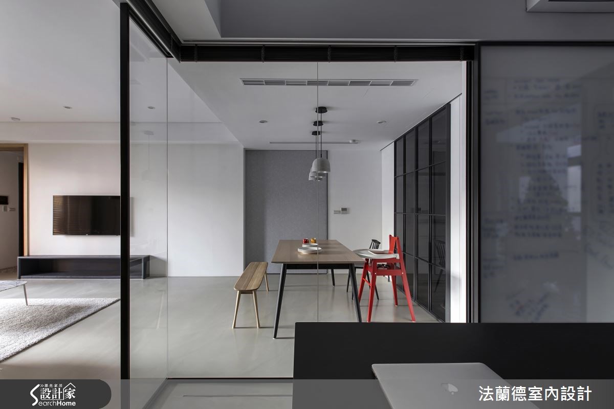 35坪新成屋(5年以下)＿簡約風餐廳書房案例圖片＿法蘭德室內設計＿法蘭德_28之8