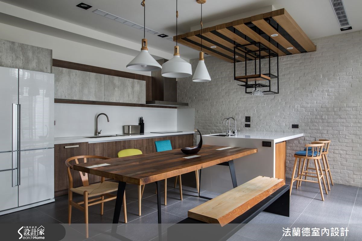 120坪新成屋(5年以下)＿混搭風餐廳廚房吧檯案例圖片＿法蘭德室內設計＿法蘭德_29之7