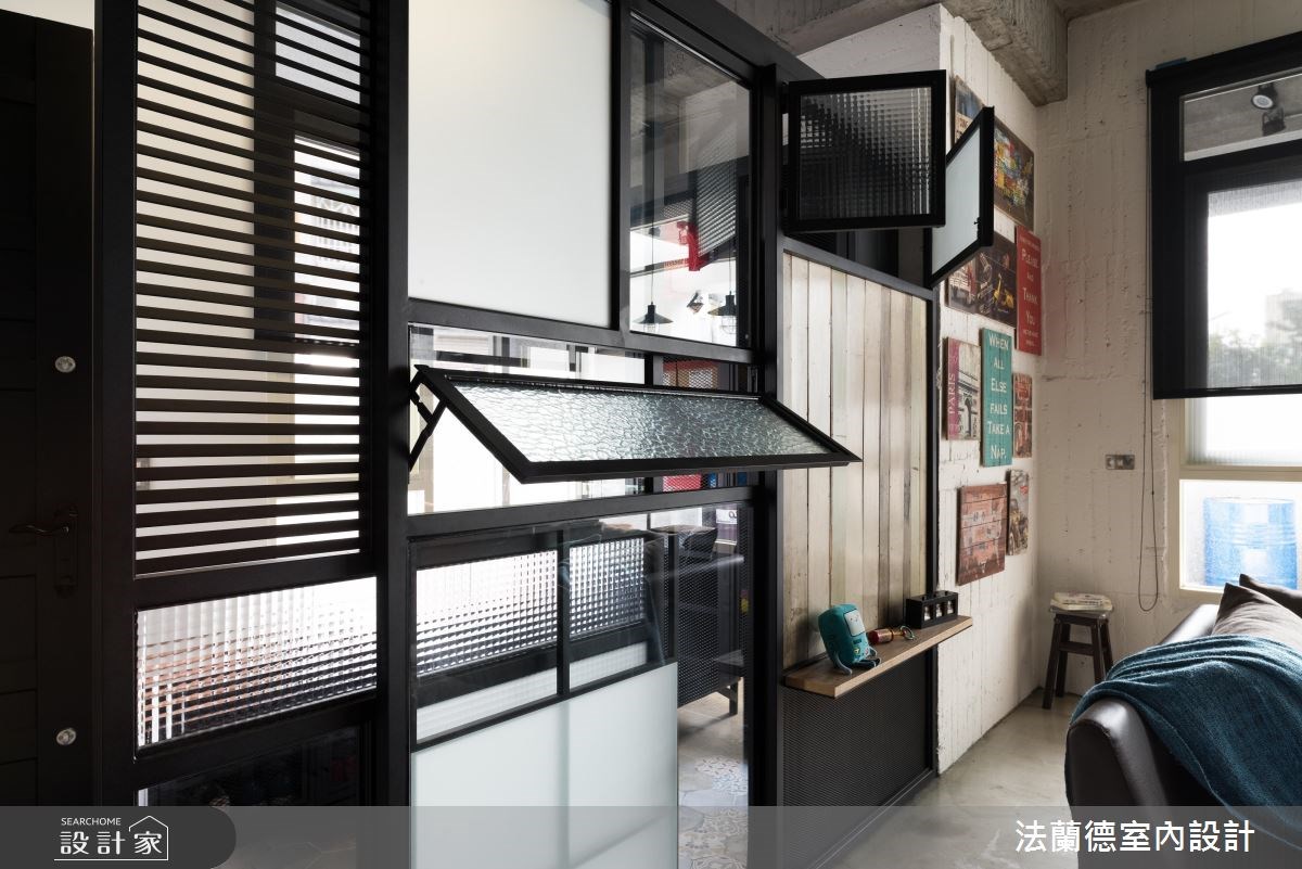 34坪新成屋(5年以下)＿工業風客廳案例圖片＿法蘭德室內設計＿法蘭德_30之2
