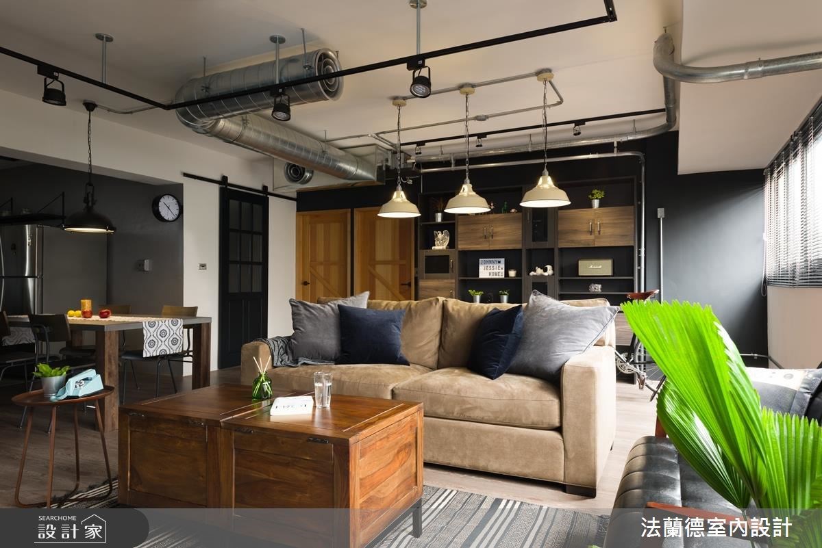 32坪老屋(16~30年)＿工業風客廳案例圖片＿法蘭德室內設計＿法蘭德_31之4