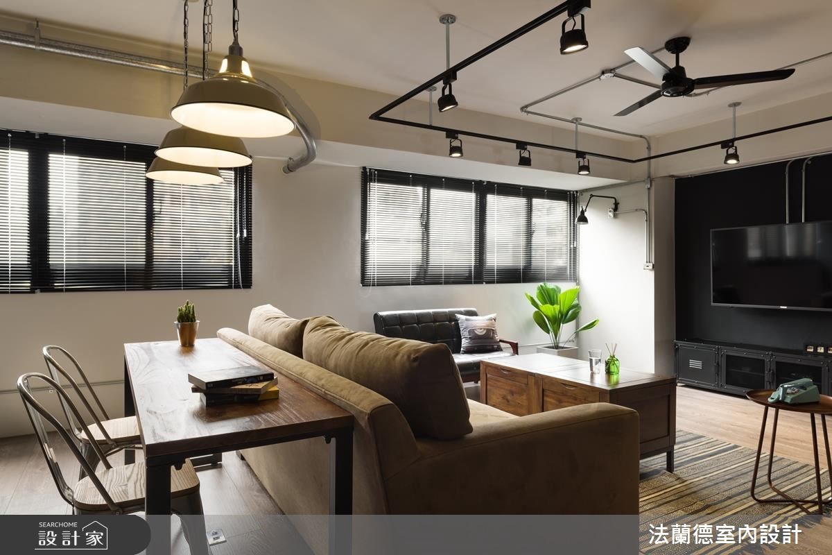 32坪老屋(16~30年)＿工業風客廳案例圖片＿法蘭德室內設計＿法蘭德_31之6