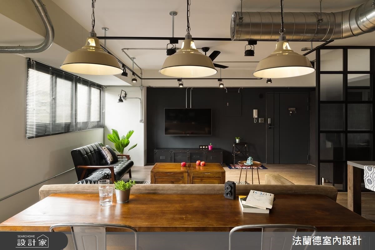 32坪老屋(16~30年)＿工業風客廳案例圖片＿法蘭德室內設計＿法蘭德_31之7