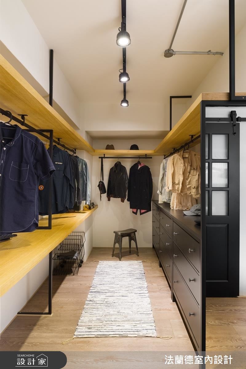 32坪老屋(16~30年)＿工業風更衣間案例圖片＿法蘭德室內設計＿法蘭德_31之26