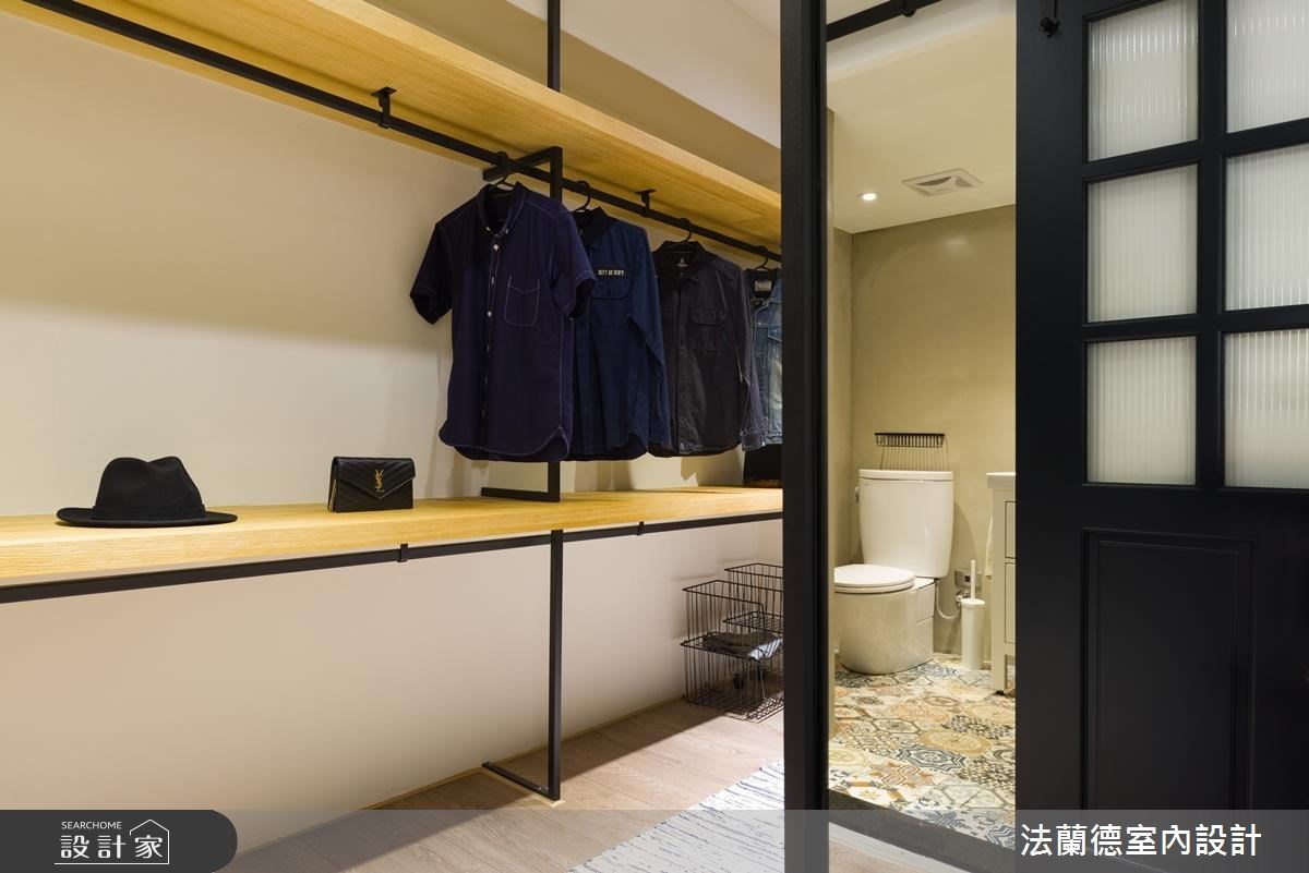 32坪老屋(16~30年)＿工業風更衣間案例圖片＿法蘭德室內設計＿法蘭德_31之27