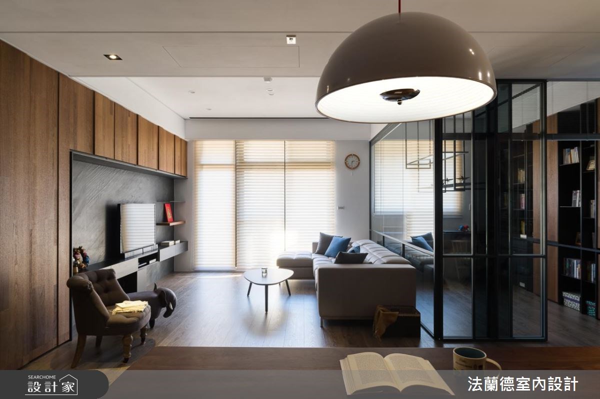 40坪＿休閒風客廳案例圖片＿法蘭德室內設計＿法蘭德_32之2