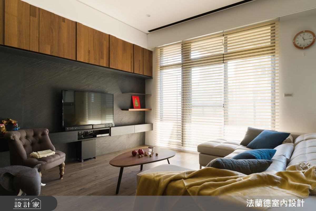 40坪＿休閒風客廳案例圖片＿法蘭德室內設計＿法蘭德_32之3