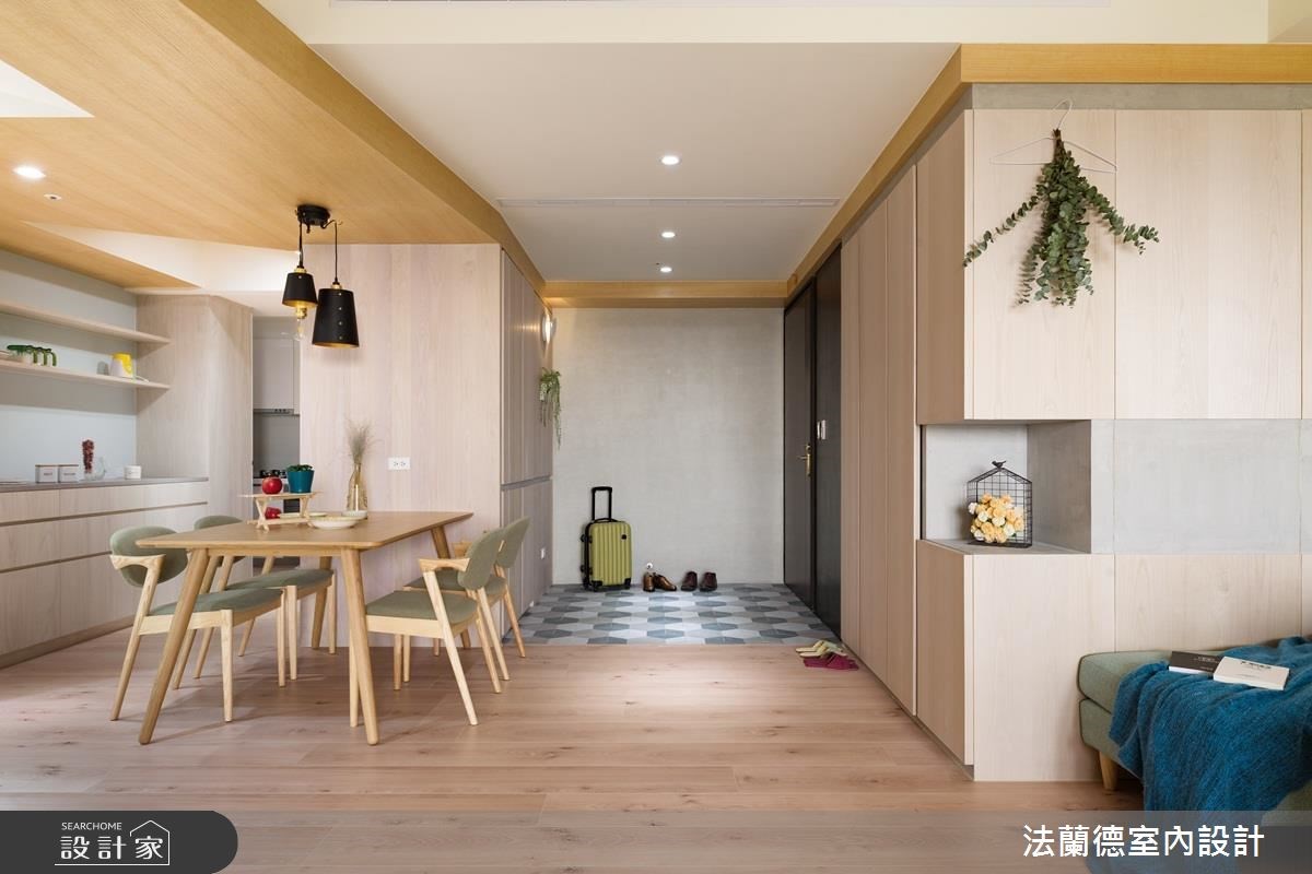 32坪新成屋(5年以下)＿北歐風玄關餐廳案例圖片＿法蘭德室內設計＿法蘭德_34之1