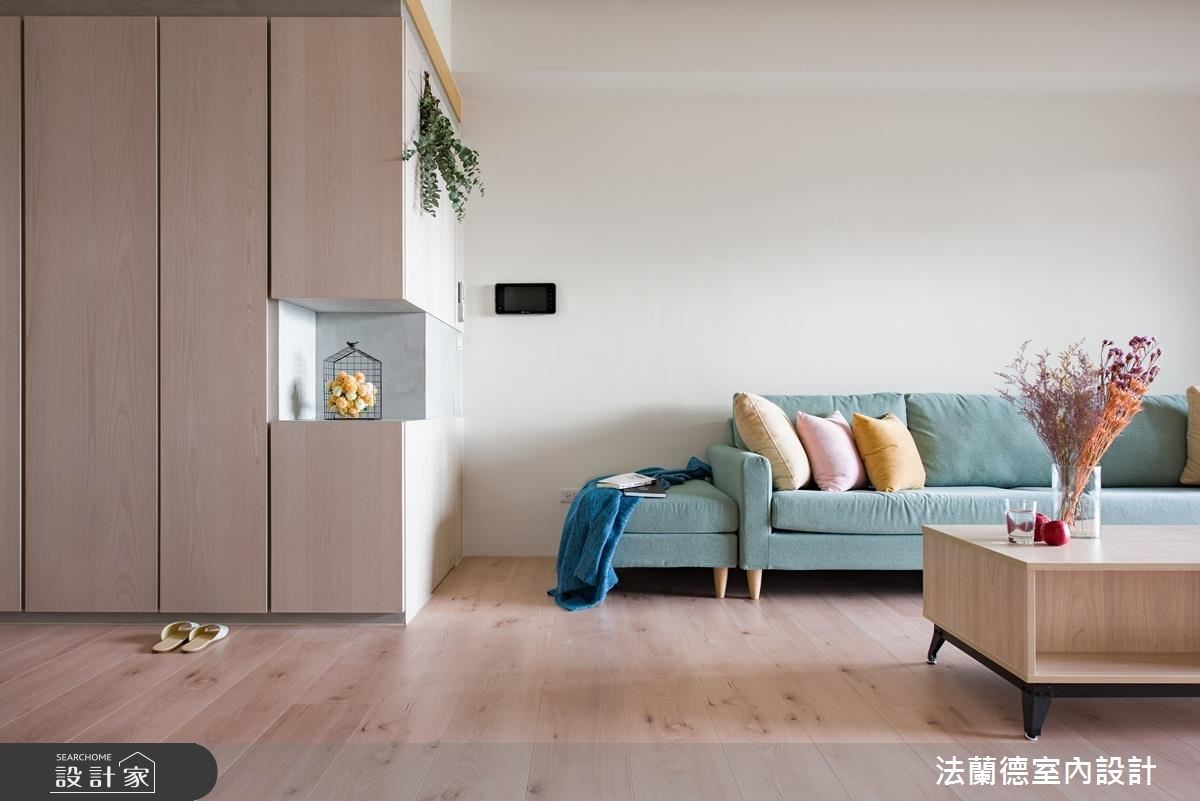 32坪新成屋(5年以下)＿北歐風客廳案例圖片＿法蘭德室內設計＿法蘭德_34之3