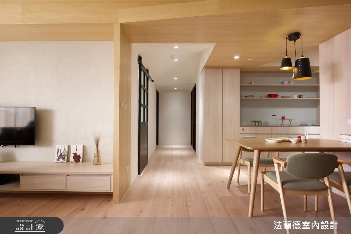 32坪新成屋(5年以下)＿北歐風客廳餐廳案例圖片＿法蘭德室內設計＿法蘭德_34之5