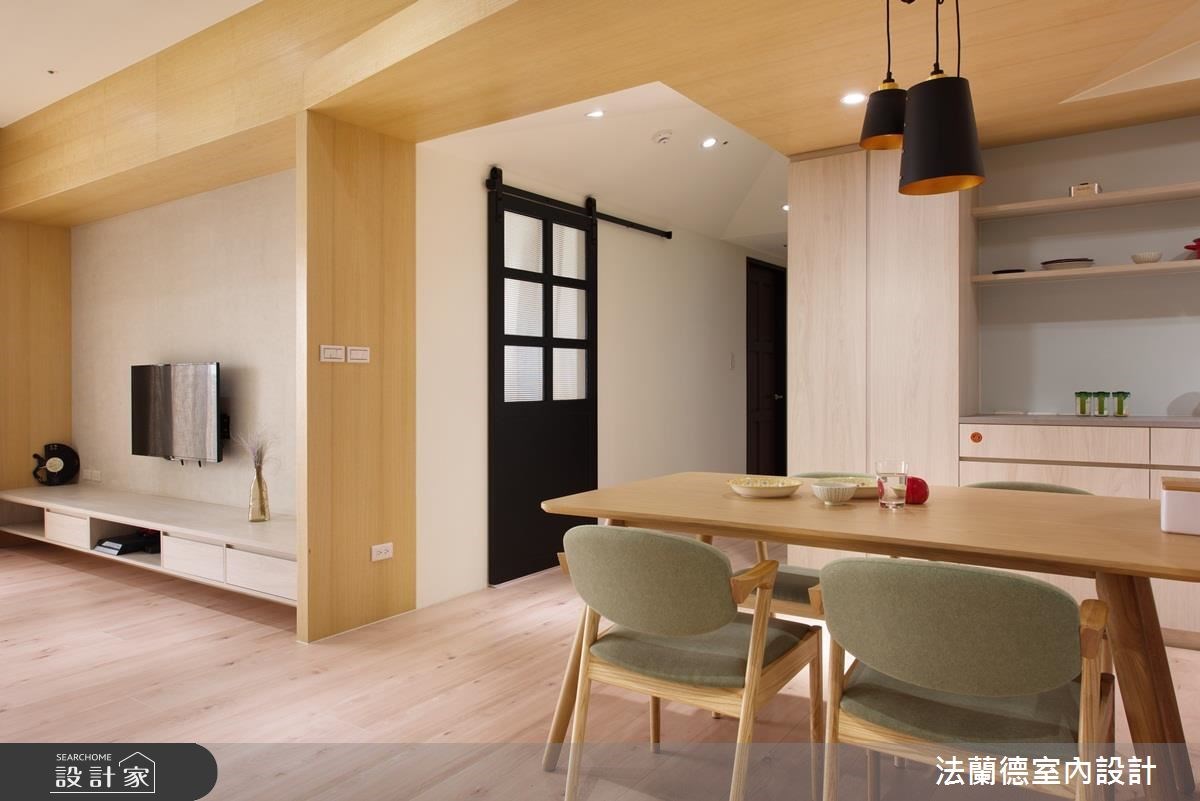 32坪新成屋(5年以下)＿北歐風客廳餐廳案例圖片＿法蘭德室內設計＿法蘭德_34之6