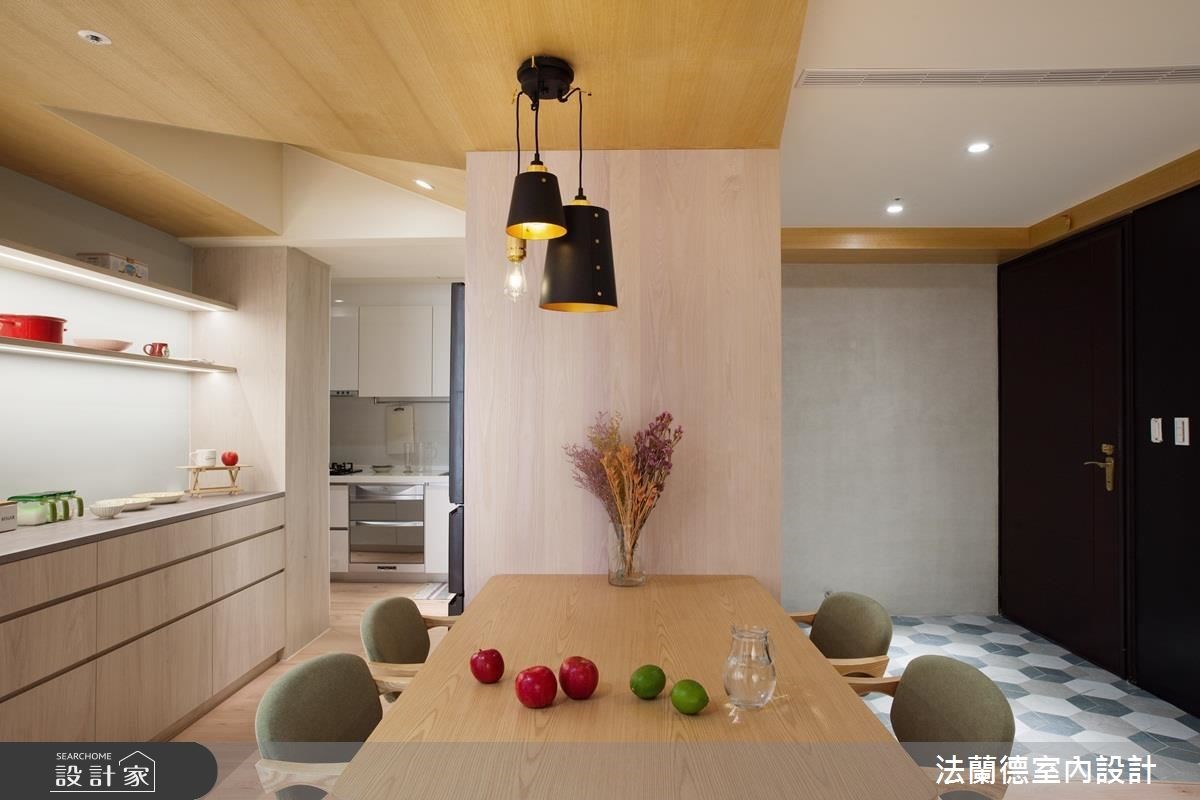 32坪新成屋(5年以下)＿北歐風玄關餐廳案例圖片＿法蘭德室內設計＿法蘭德_34之9