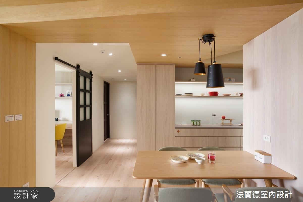 32坪新成屋(5年以下)＿北歐風餐廳臥室案例圖片＿法蘭德室內設計＿法蘭德_34之12