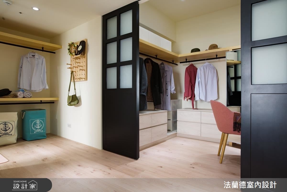32坪新成屋(5年以下)＿北歐風更衣間案例圖片＿法蘭德室內設計＿法蘭德_34之14