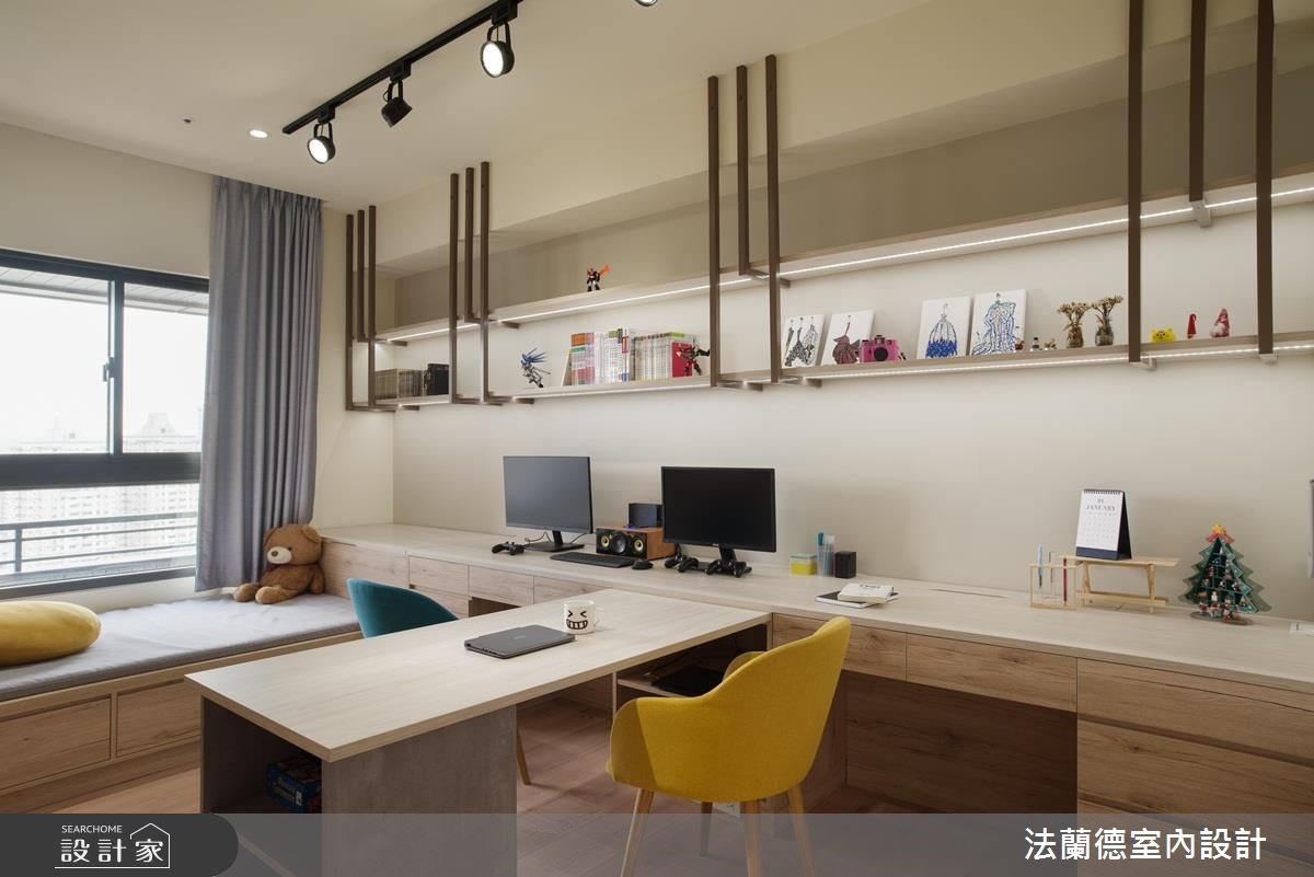 32坪新成屋(5年以下)＿北歐風工作區案例圖片＿法蘭德室內設計＿法蘭德_34之15