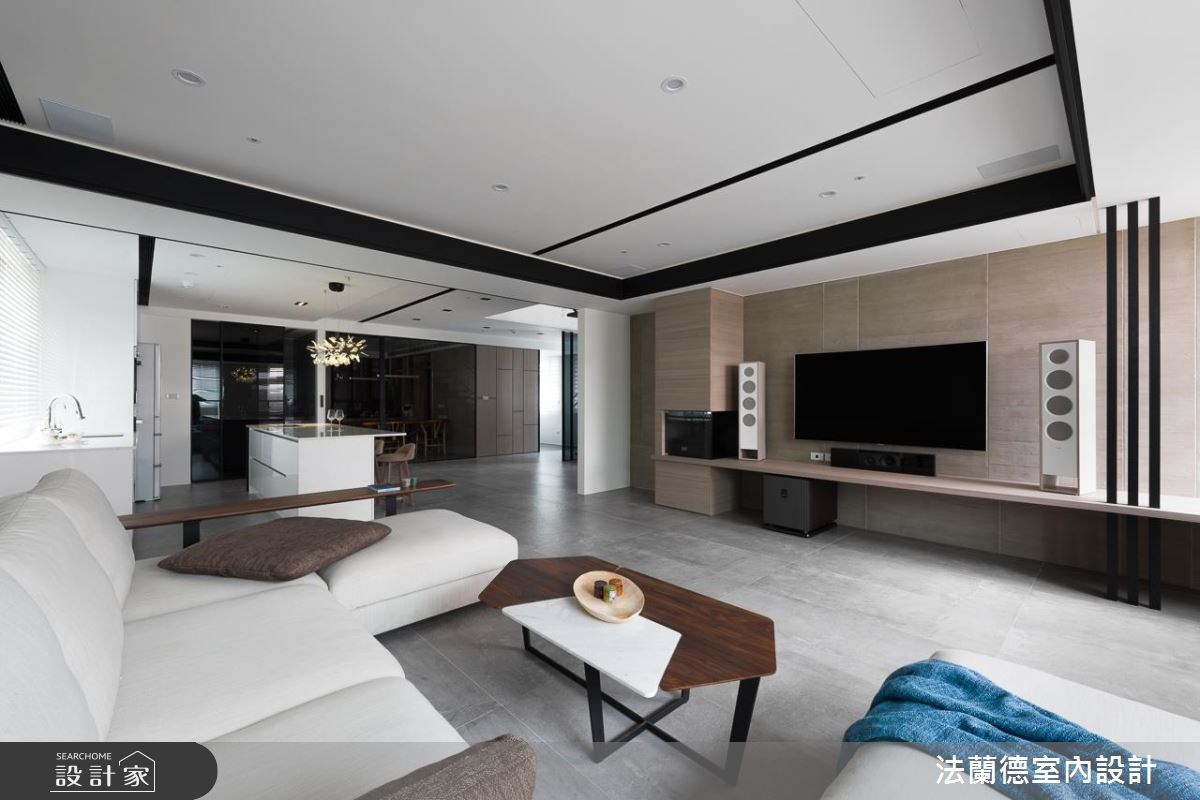 100坪老屋(16~30年)＿現代風客廳吧檯案例圖片＿法蘭德室內設計＿法蘭德_35之4