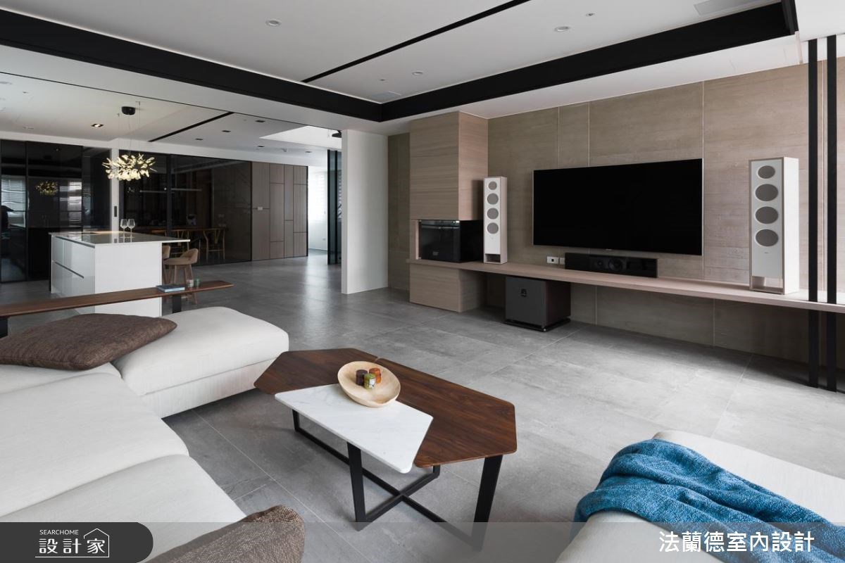 100坪老屋(16~30年)＿現代風客廳吧檯案例圖片＿法蘭德室內設計＿法蘭德_35之5