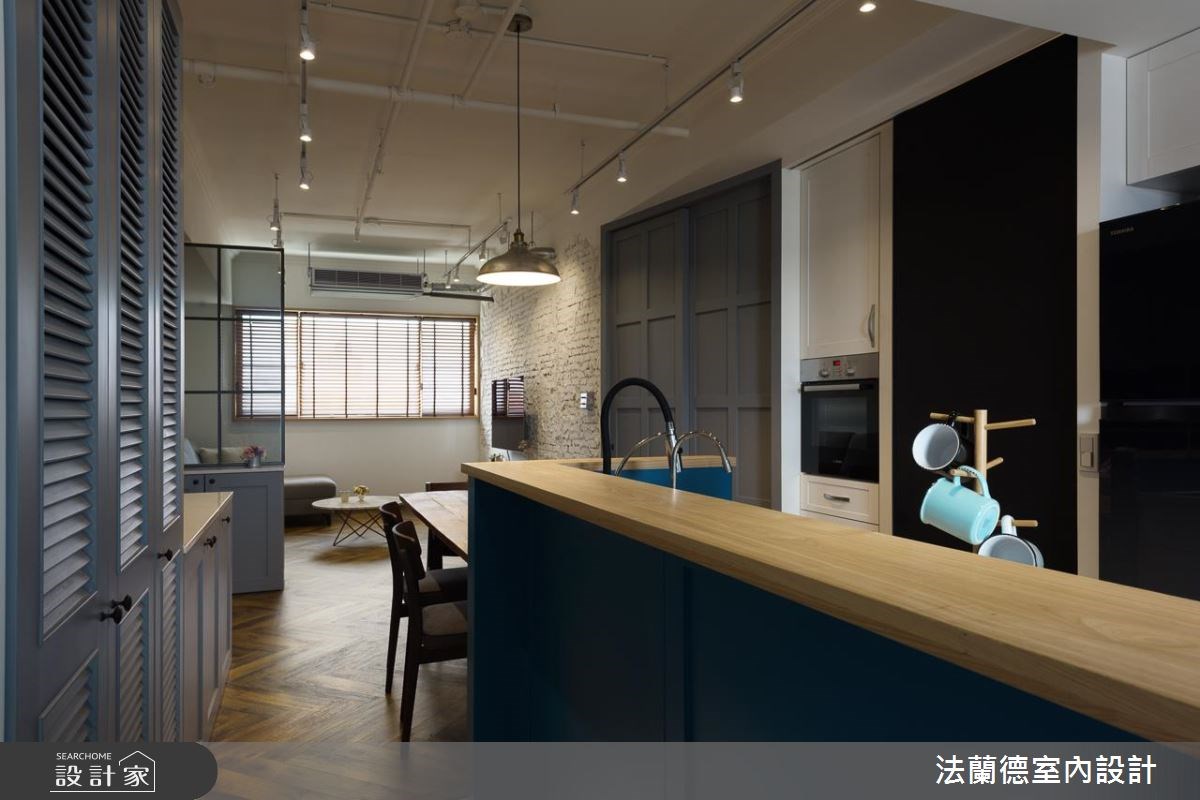 26坪中古屋(5~15年)＿美式風廚房案例圖片＿法蘭德室內設計＿法蘭德_36之7