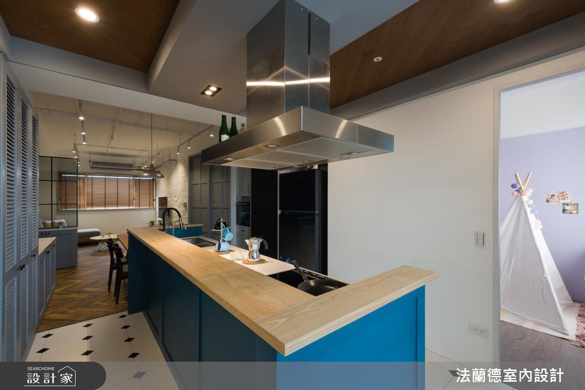 26坪中古屋(5~15年)＿美式風廚房案例圖片＿法蘭德室內設計＿法蘭德_36之8