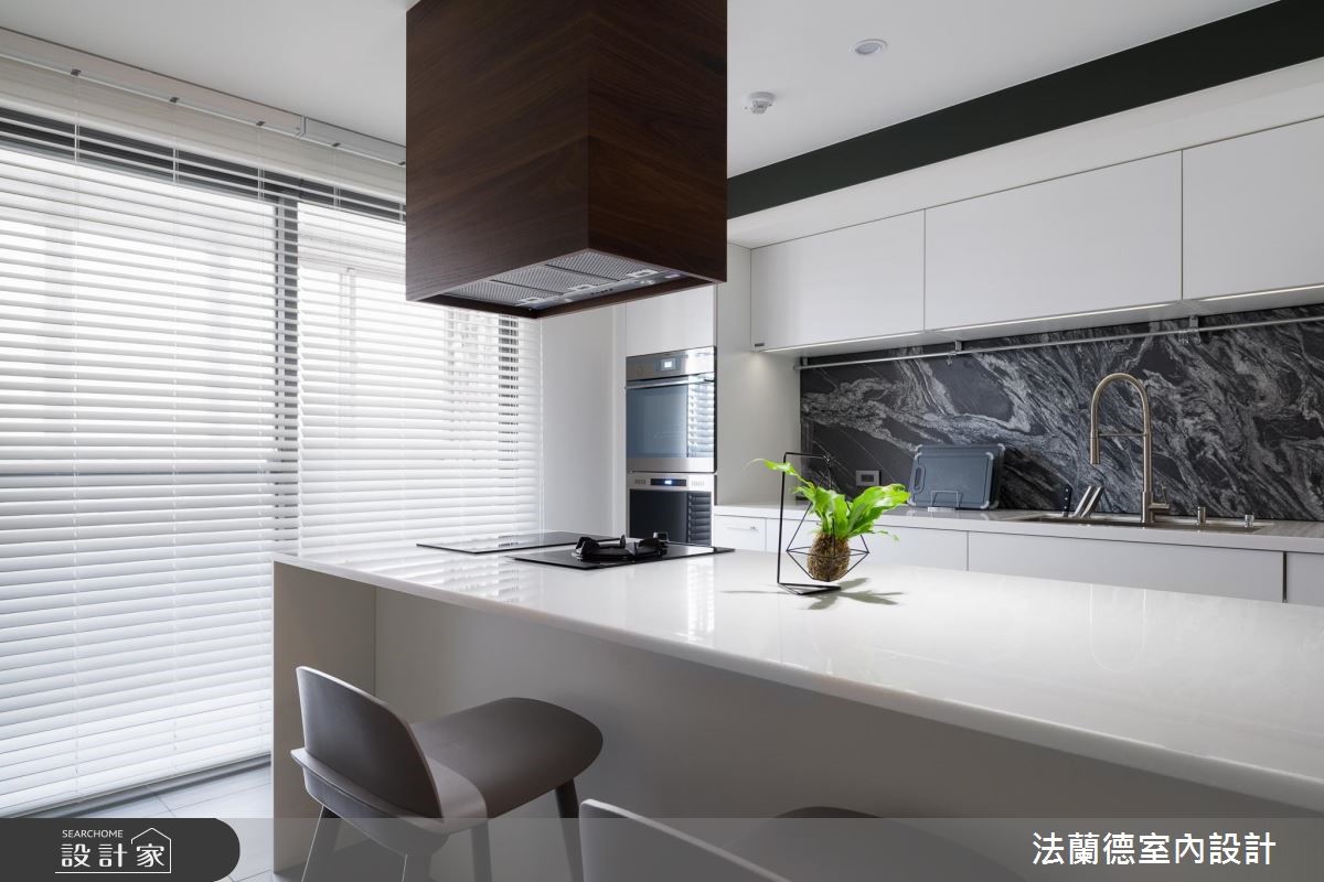 50坪老屋(16~30年)＿混搭風廚房吧檯案例圖片＿法蘭德室內設計＿法蘭德_37之8