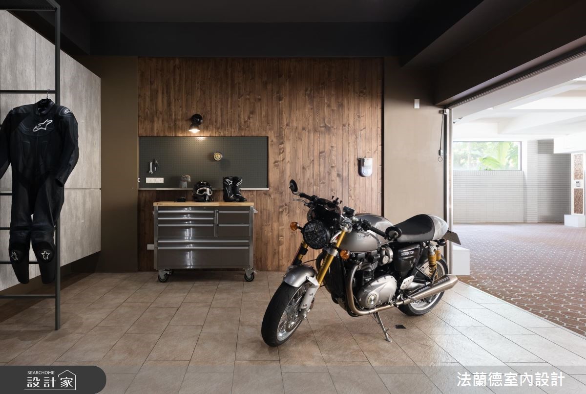 100坪新成屋(5年以下)＿混搭風車庫案例圖片＿法蘭德室內設計＿法蘭德_39之11