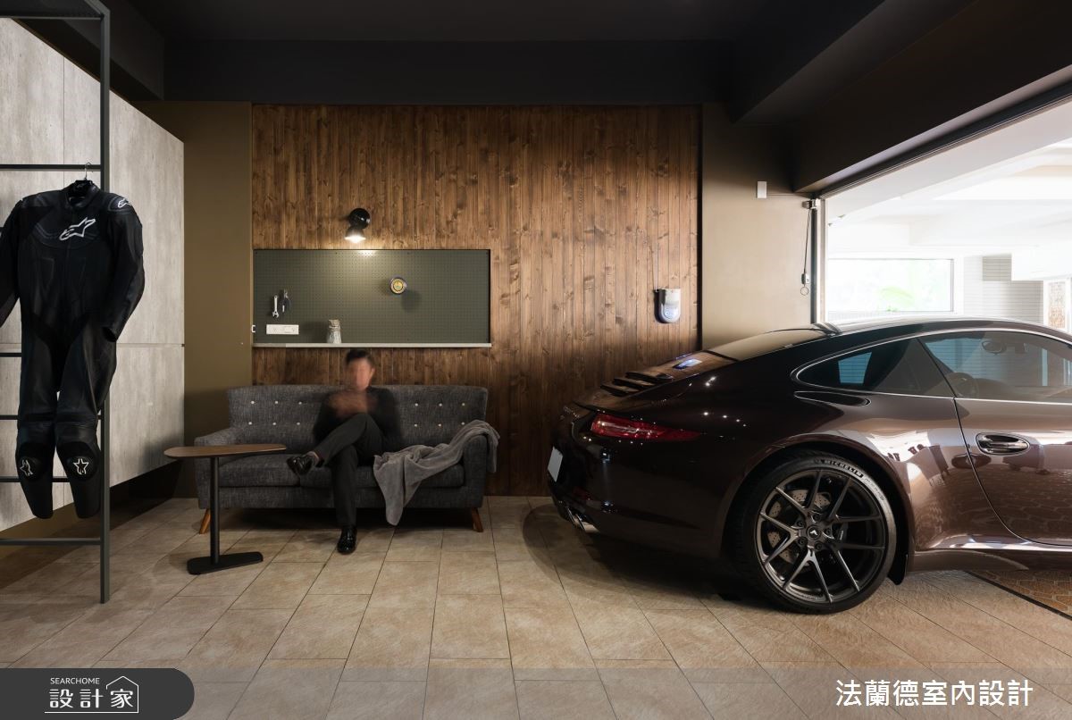 100坪新成屋(5年以下)＿混搭風車庫案例圖片＿法蘭德室內設計＿法蘭德_39之12