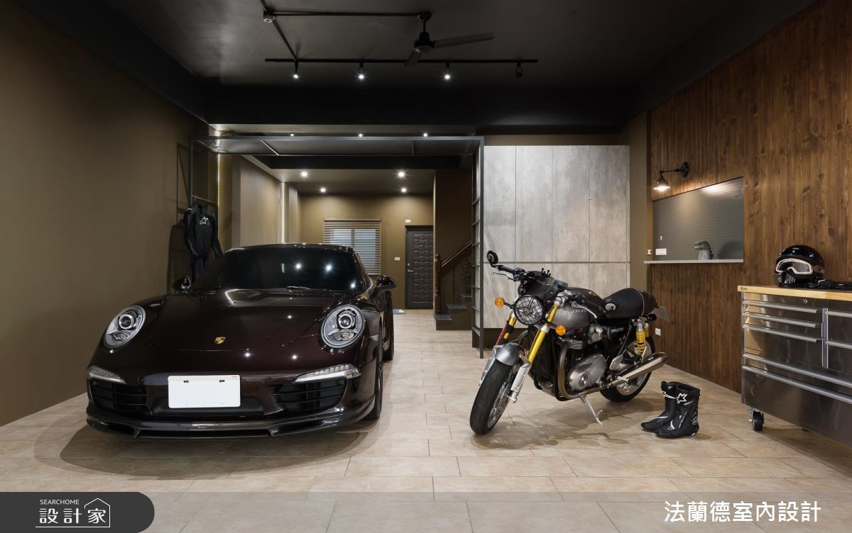 100坪新成屋(5年以下)＿混搭風車庫案例圖片＿法蘭德室內設計＿法蘭德_39之10