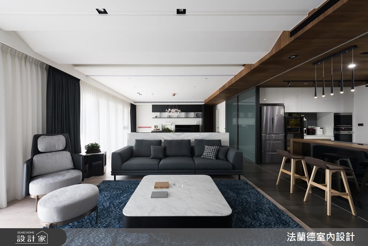 50坪新成屋(5年以下)＿現代風客廳案例圖片＿法蘭德室內設計＿法蘭德_40之3