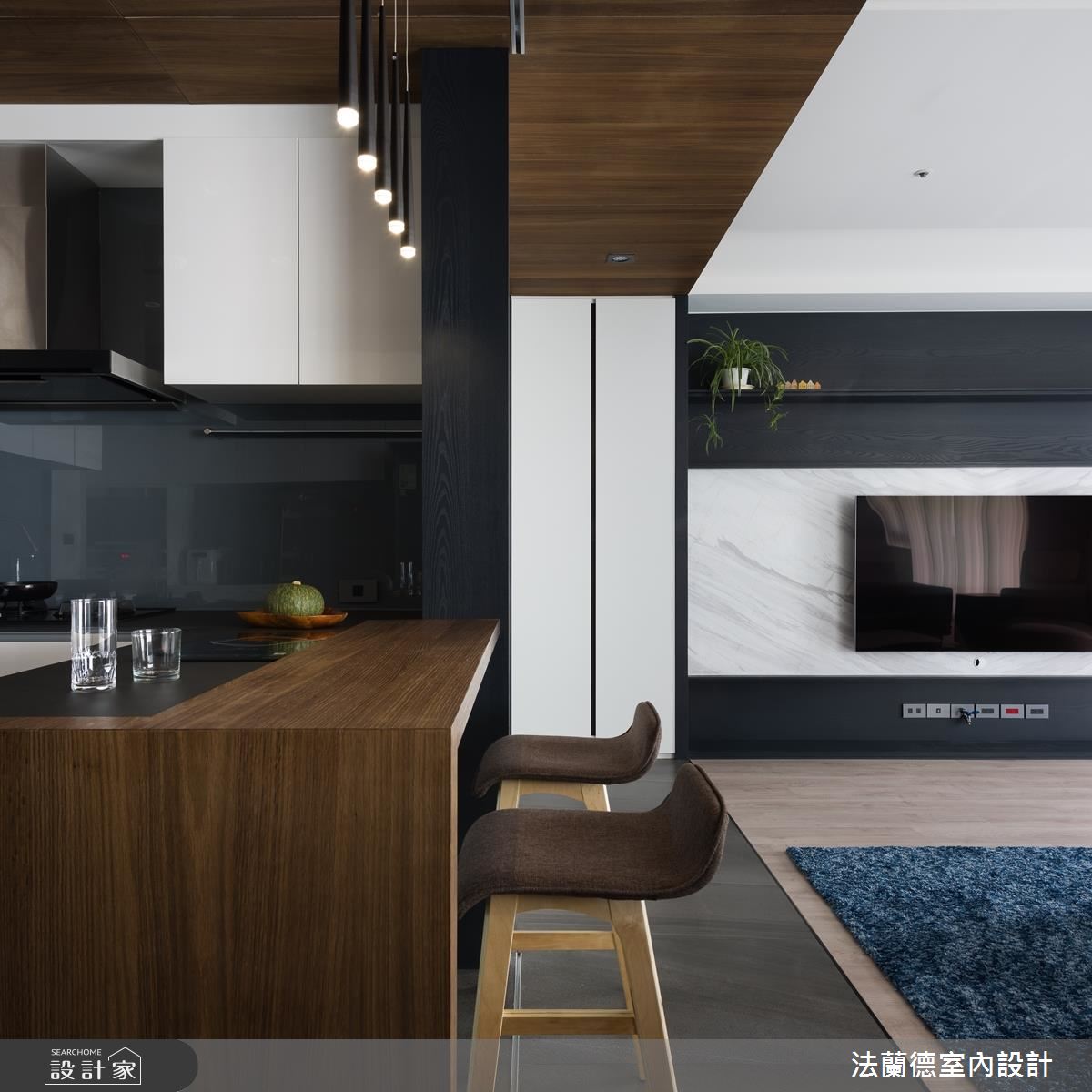 50坪新成屋(5年以下)＿現代風吧檯案例圖片＿法蘭德室內設計＿法蘭德_40之7