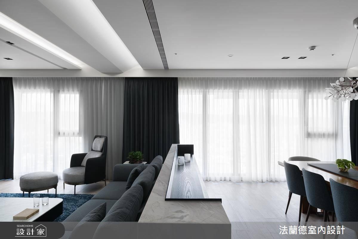 50坪新成屋(5年以下)＿現代風客廳案例圖片＿法蘭德室內設計＿法蘭德_40之4